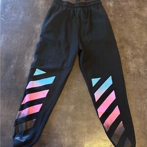 Off-White  Black and Multicolor Sweatpants